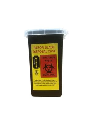 Black Sharps Bin